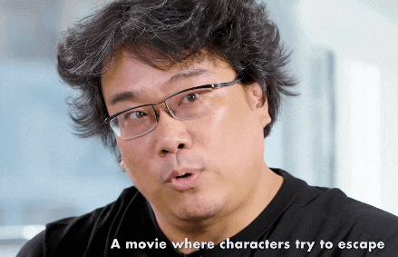 “포동포동 살이 쪘다는 거야?” 봉준호 감독 마법 같은 짤 탄생.gif