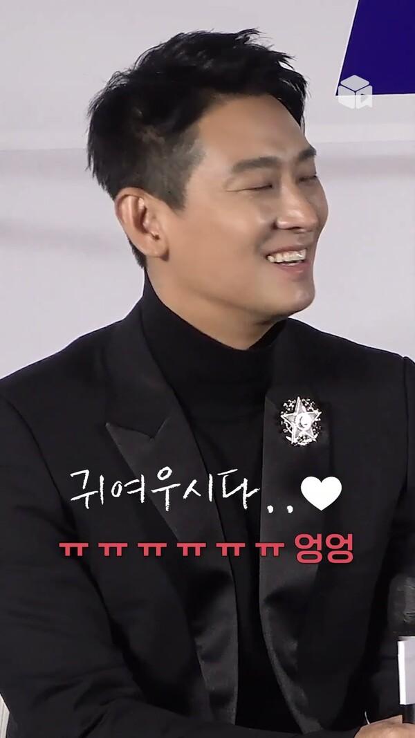 (희귀영상) 심쿵해서 ‘귀여워’라고 말하는 주지훈&박성웅 [젠틀맨]