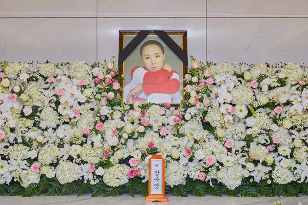 故 강수연(사진=강수연 장례위원회)