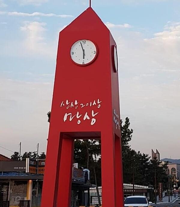 동해시 망상해수욕장(오른쪽)