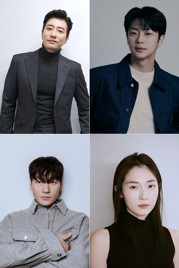 (왼쪽 위부터 시계방향) 김명민, 이신영, 박유림, 박해수 (사진 제공=심스토리(주), 포레스트엔터테인먼트, BH엔터테인먼트)