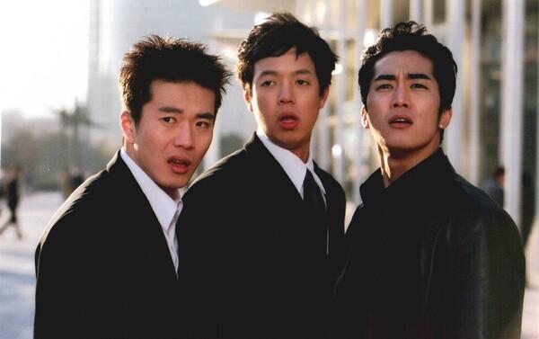 〈일단 뛰어〉 삼인방 (왼쪽부터) 권상우, 김영준, 송승헌
