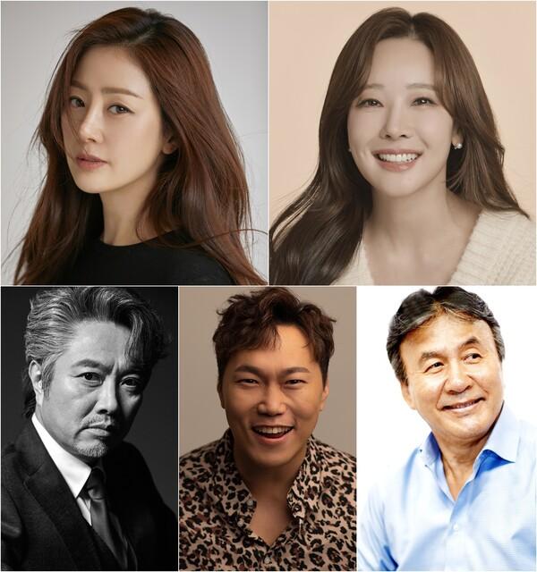 좌측 상단부터 오나라·소유진·박영규·송진우·서현철 [각 소속사 제공]
